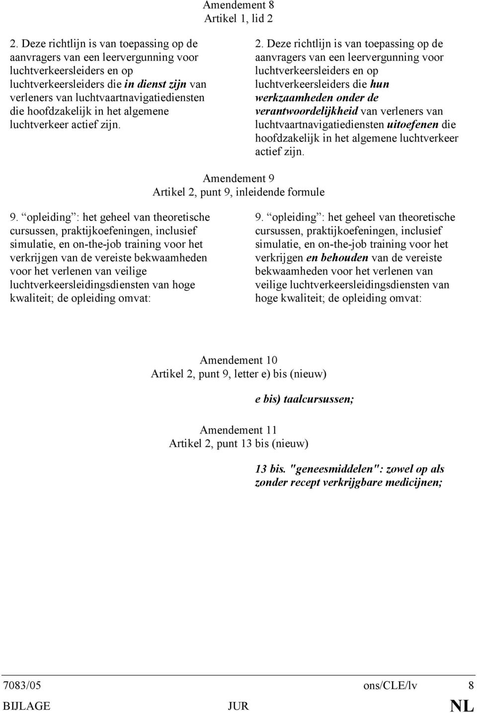 hoofdzakelijk in het algemene luchtverkeer actief zijn. 2.