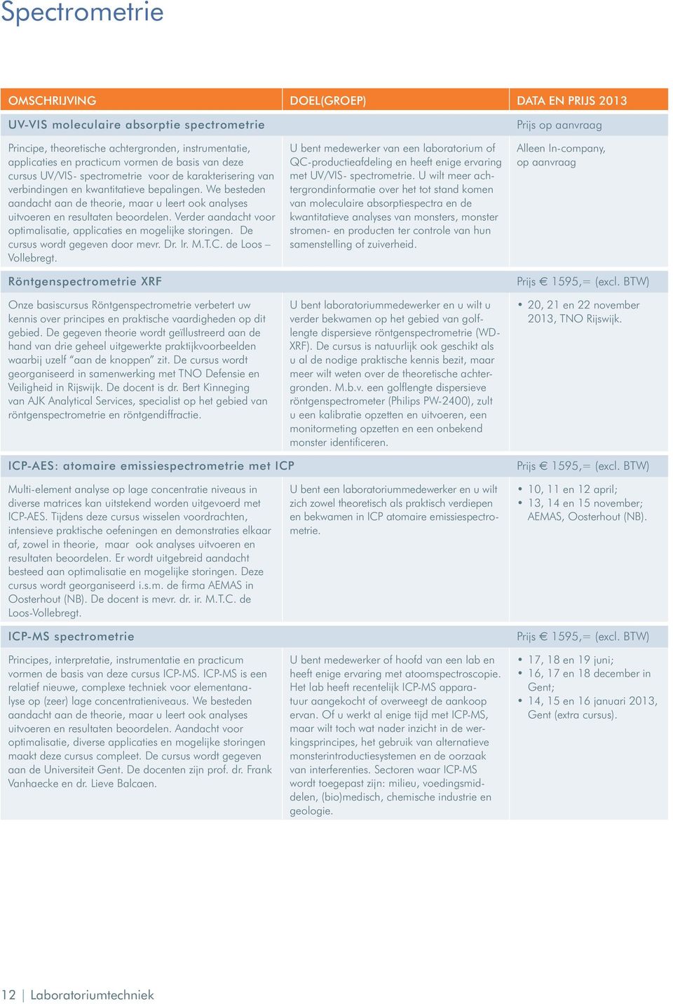 We besteden aandacht aan de theorie, maar u leert ook analyses uitvoeren en resultaten beoordelen. Verder aandacht voor optimalisatie, applicaties en mogelijke storingen.