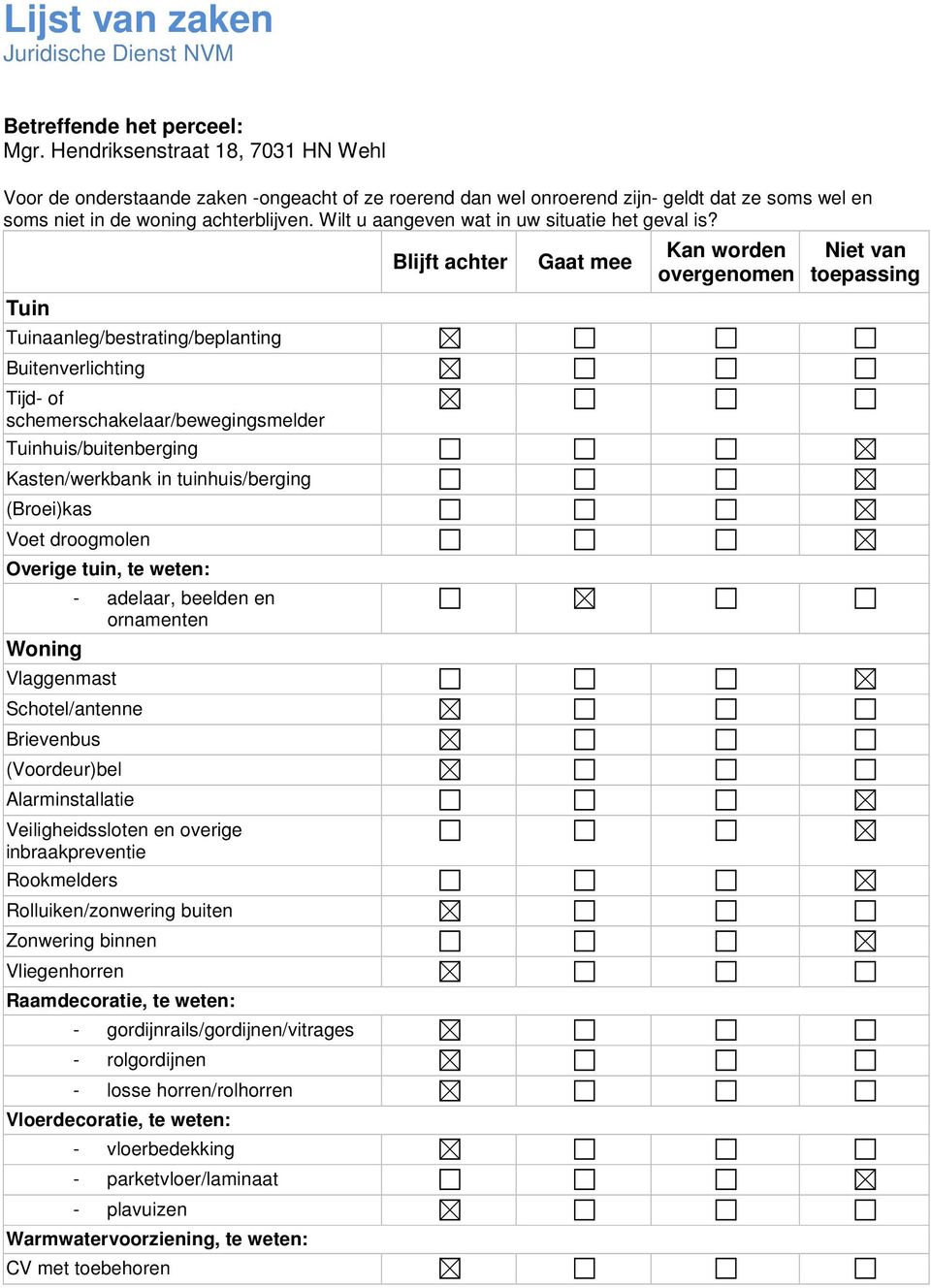 Wilt u aangeven wat in uw situatie het geval is?