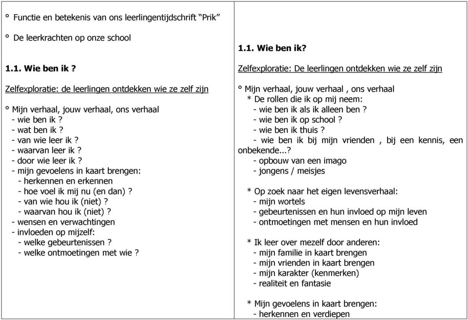 - mijn gevoelens in kaart brengen: - herkennen en erkennen - hoe voel ik mij nu (en dan)? - van wie hou ik (niet)? - waarvan hou ik (niet)?