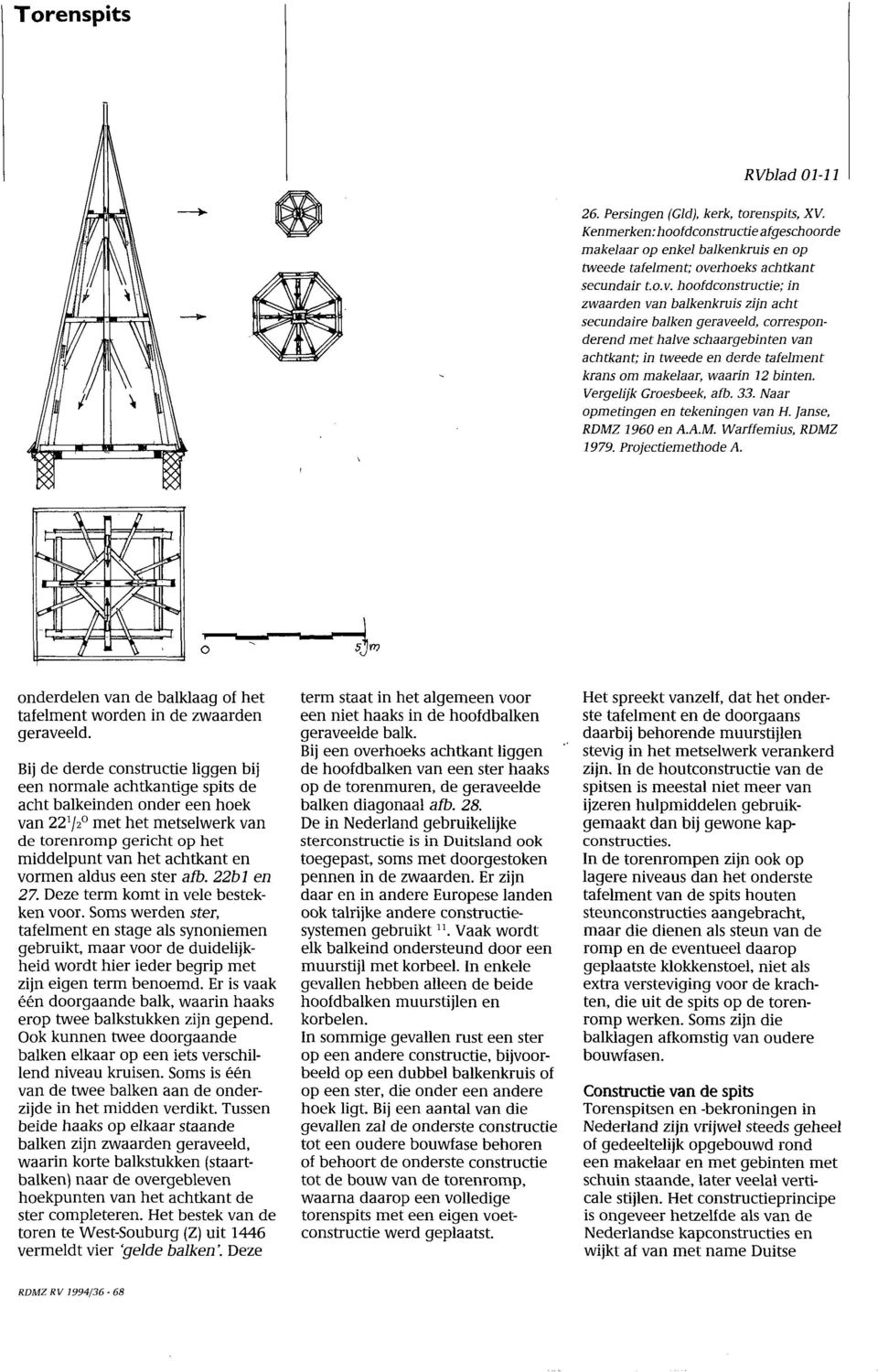 torenspits, XV.