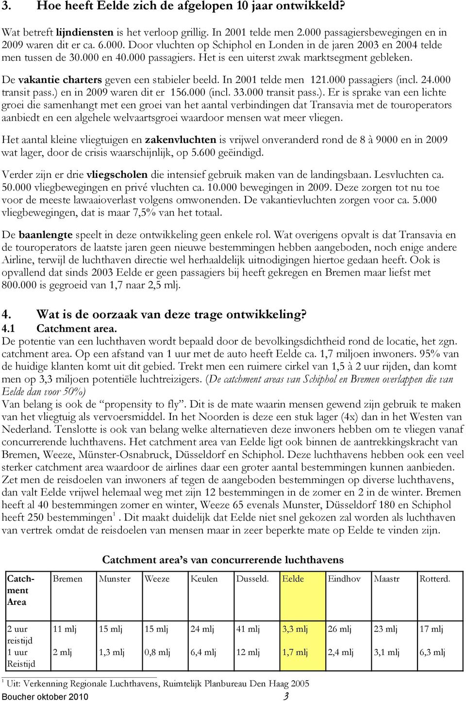 Het is een uiterst zwak marktsegment gebleken. De vakantie charters geven een stabieler beeld. In 2001 telde men 121.000 passagiers (incl. 24.000 transit pass.) en in 2009 waren dit er 156.000 (incl.