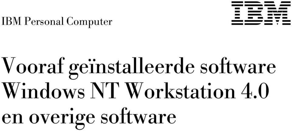 software Windows NT