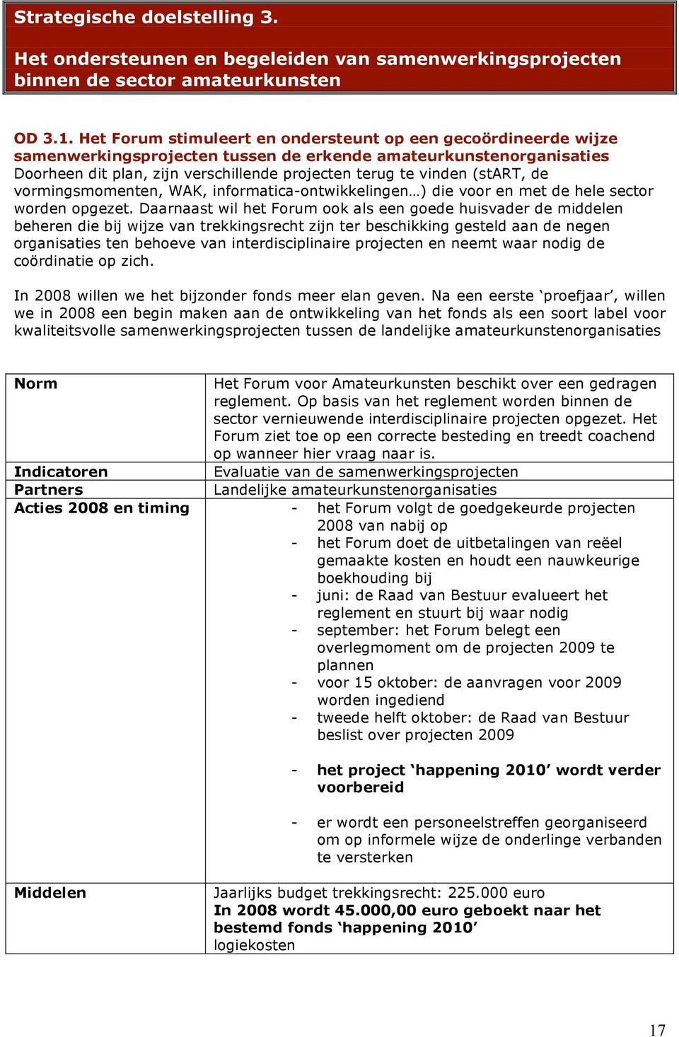 (start, de vormingsmomenten, WAK, informatica-ontwikkelingen ) die voor en met de hele sector worden opgezet.