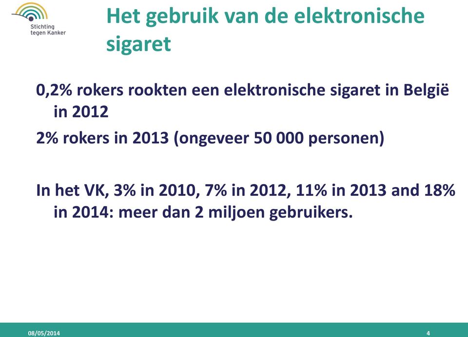 (ongeveer 50 000 personen) In het VK, 3% in 2010, 7% in 2012,