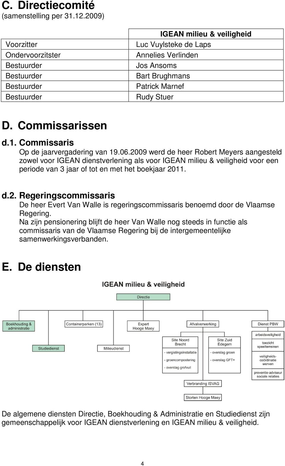 Commissarissen d.1. Commissaris Op de jaarvergadering van 19.06.