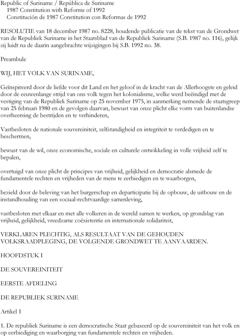 116), gelijk zij luidt na de daarin aangebrachte wijzigingen bij S.B. 1992 no. 38.