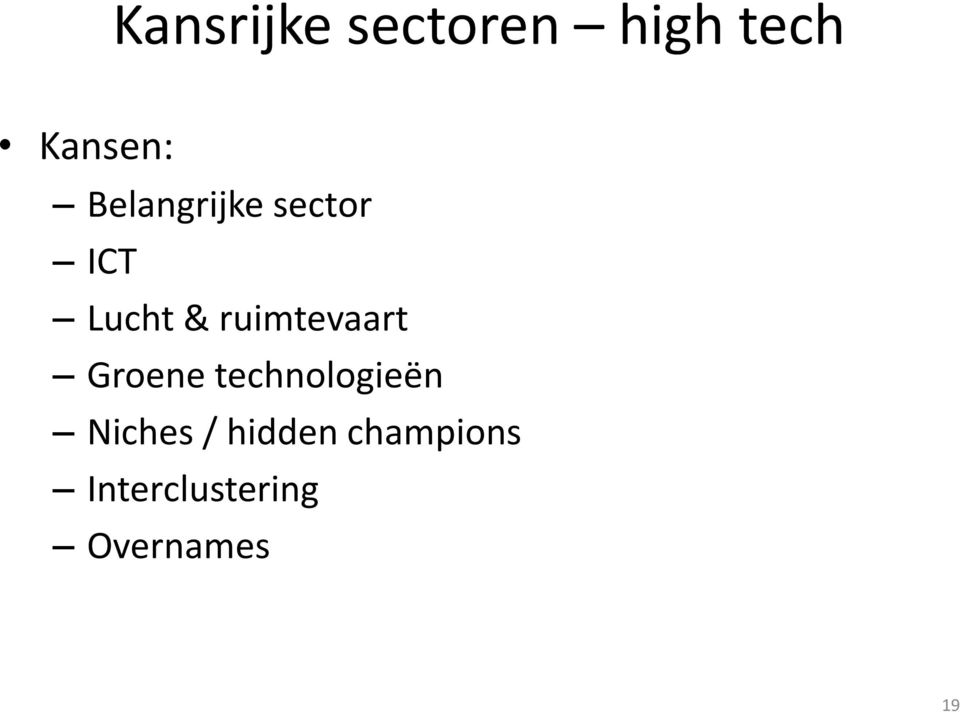 ruimtevaart Groene technologieën