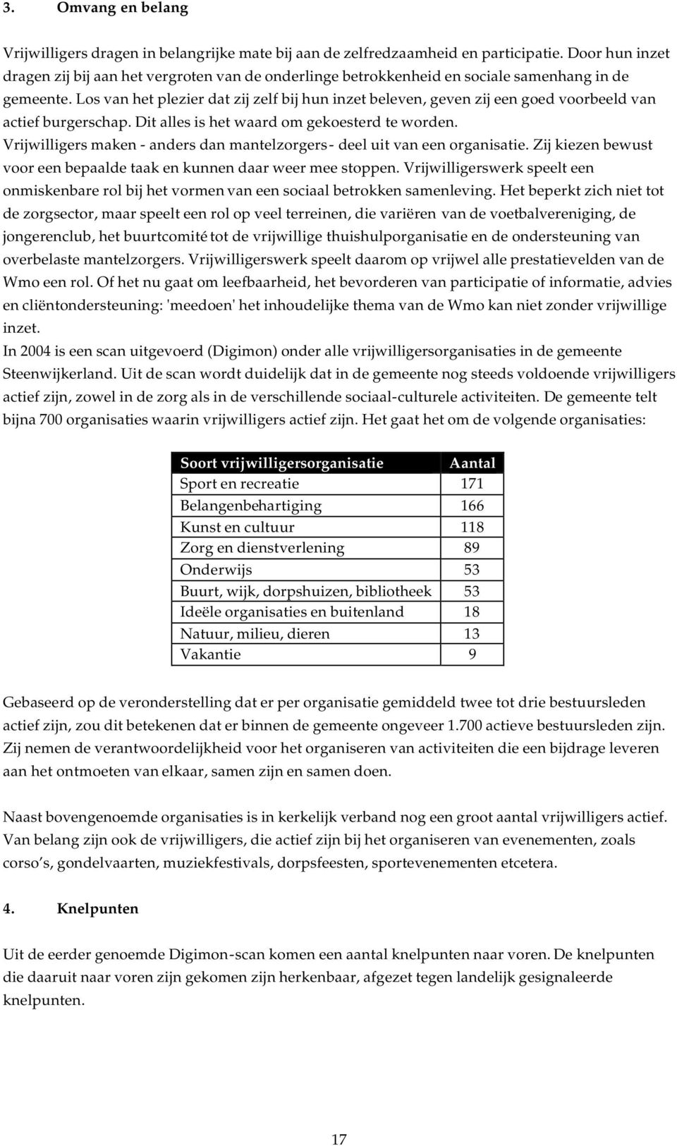 Los van het plezier dat zij zelf bij hun inzet beleven, geven zij een goed voorbeeld van actief burgerschap. Dit alles is het waard om gekoesterd te worden.