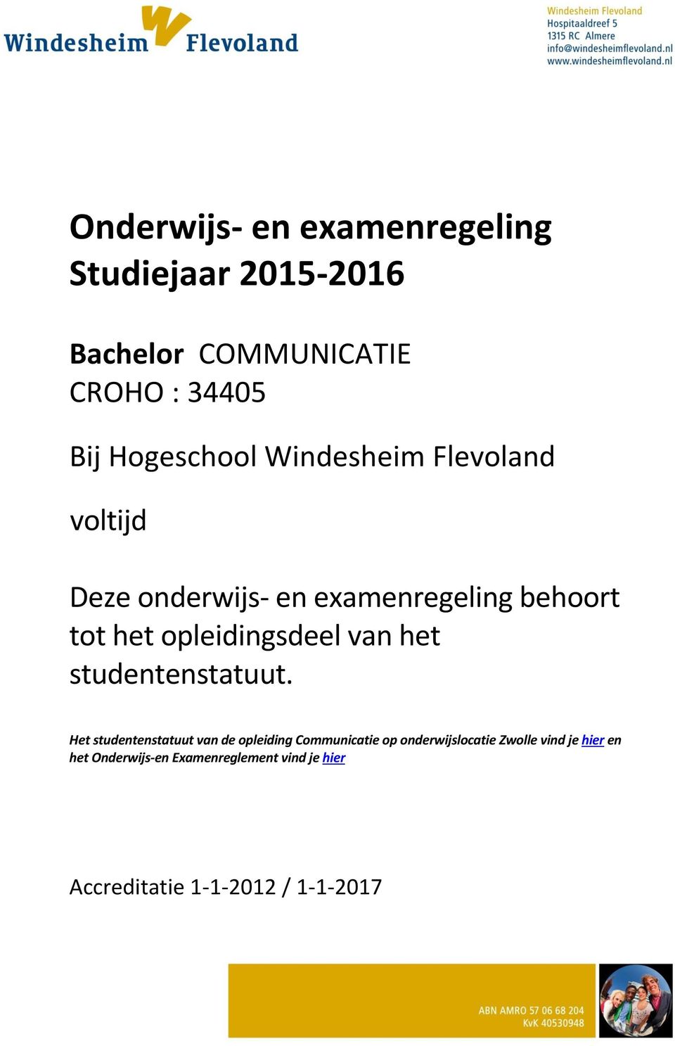 opleidingsdeel van het studentenstatuut.