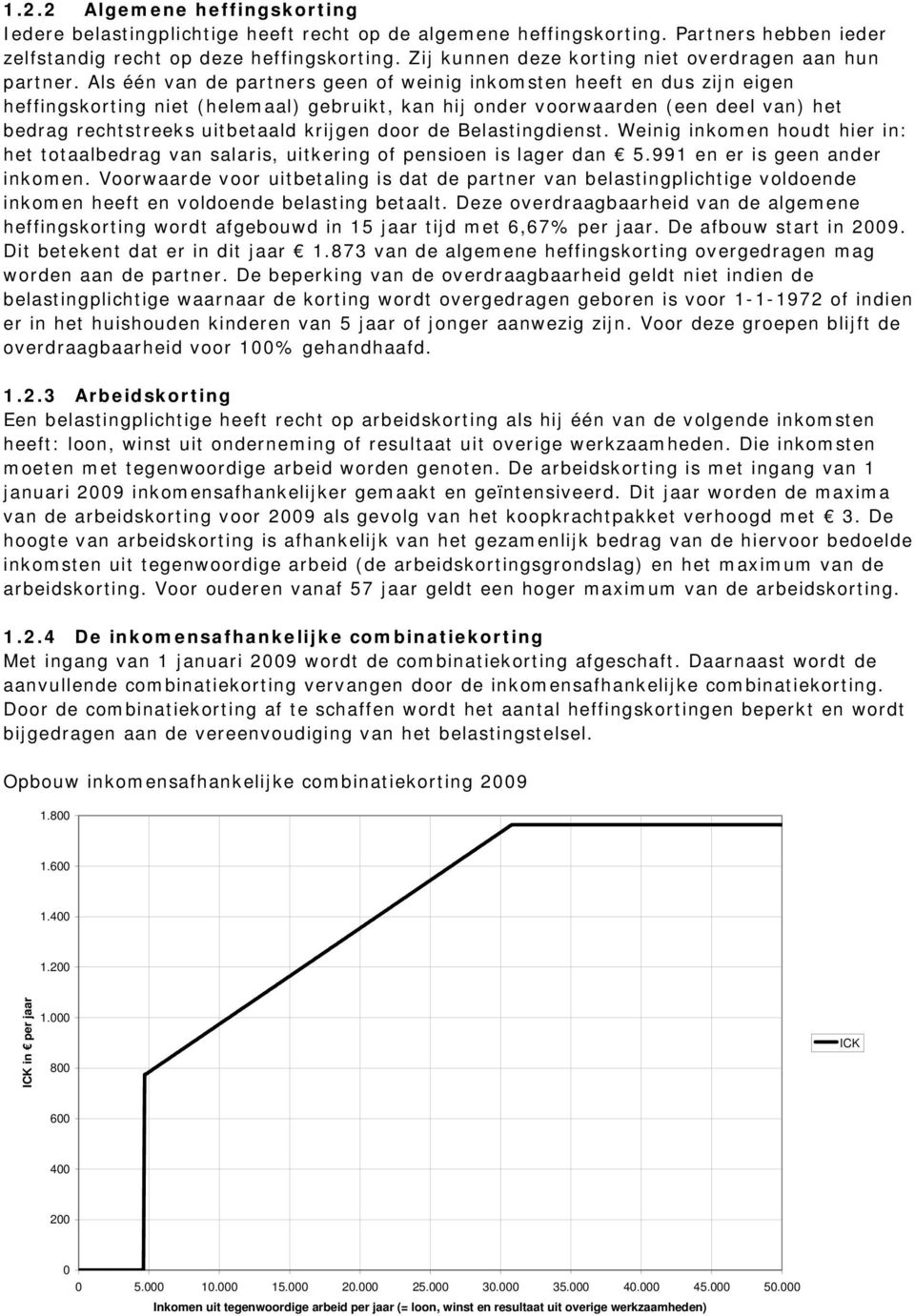 Als één van de partners geen of weinig inkomsten heeft en dus zijn eigen heffingskorting niet (helemaal) gebruikt, kan hij onder voorwaarden (een deel van) het bedrag rechtstreeks uitbetaald krijgen