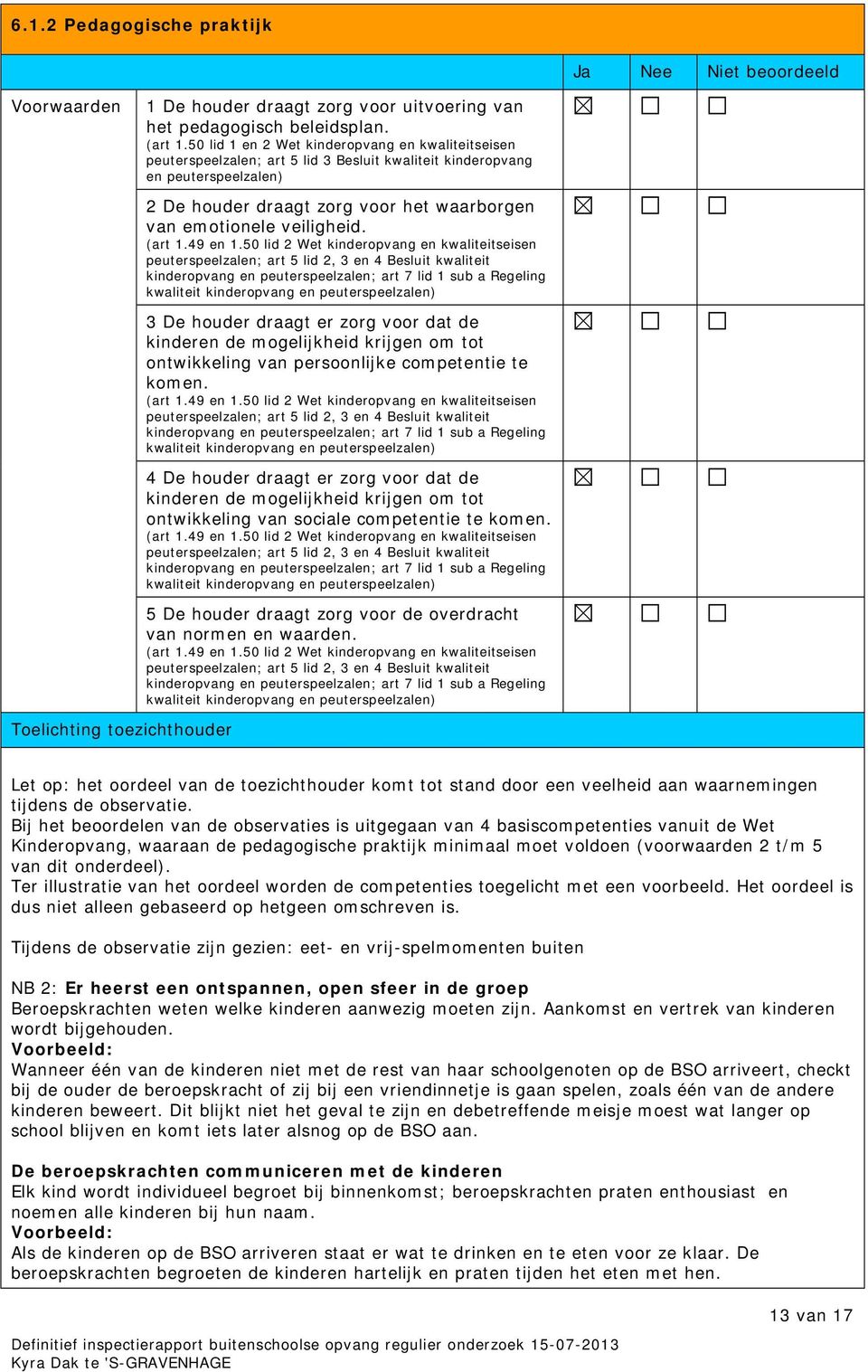 veiligheid. (art 1.49 en 1.