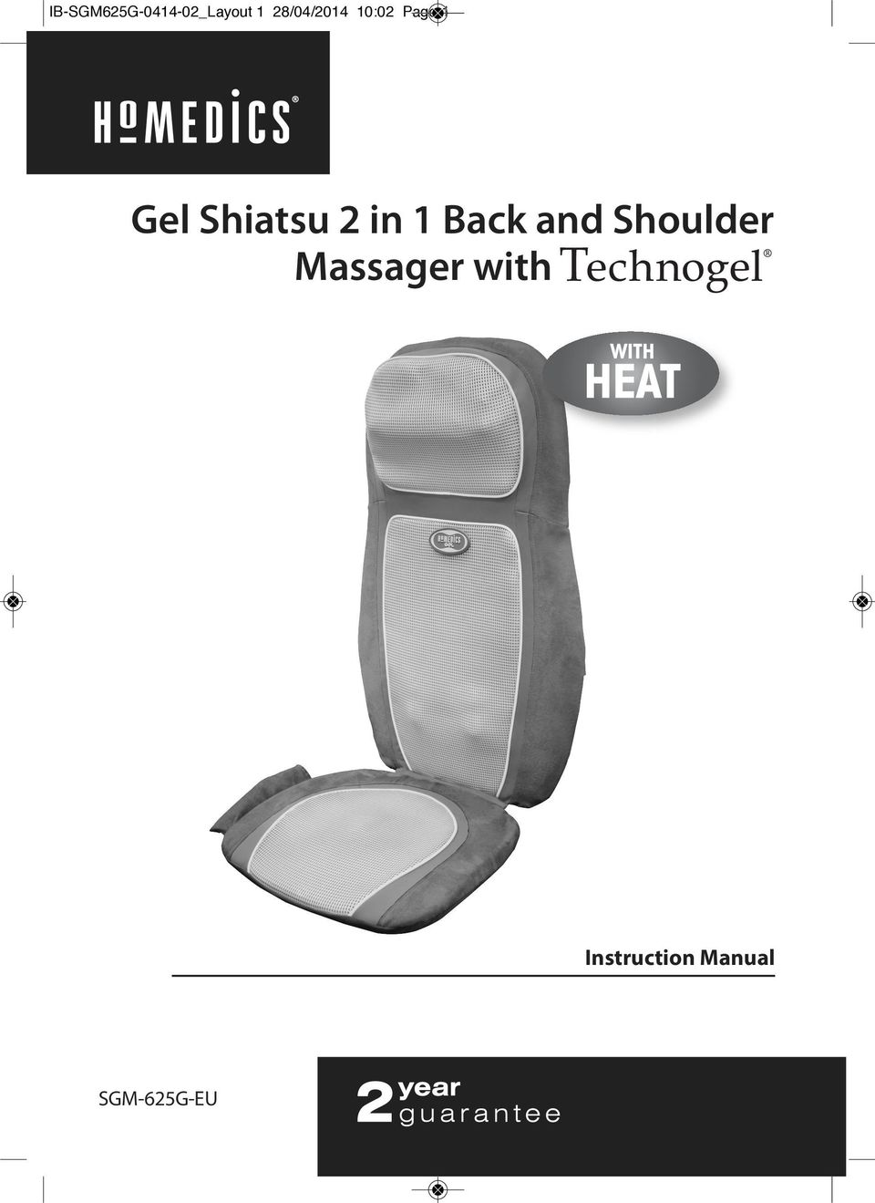 Shiatsu 2 in 1 Back and Shoulder