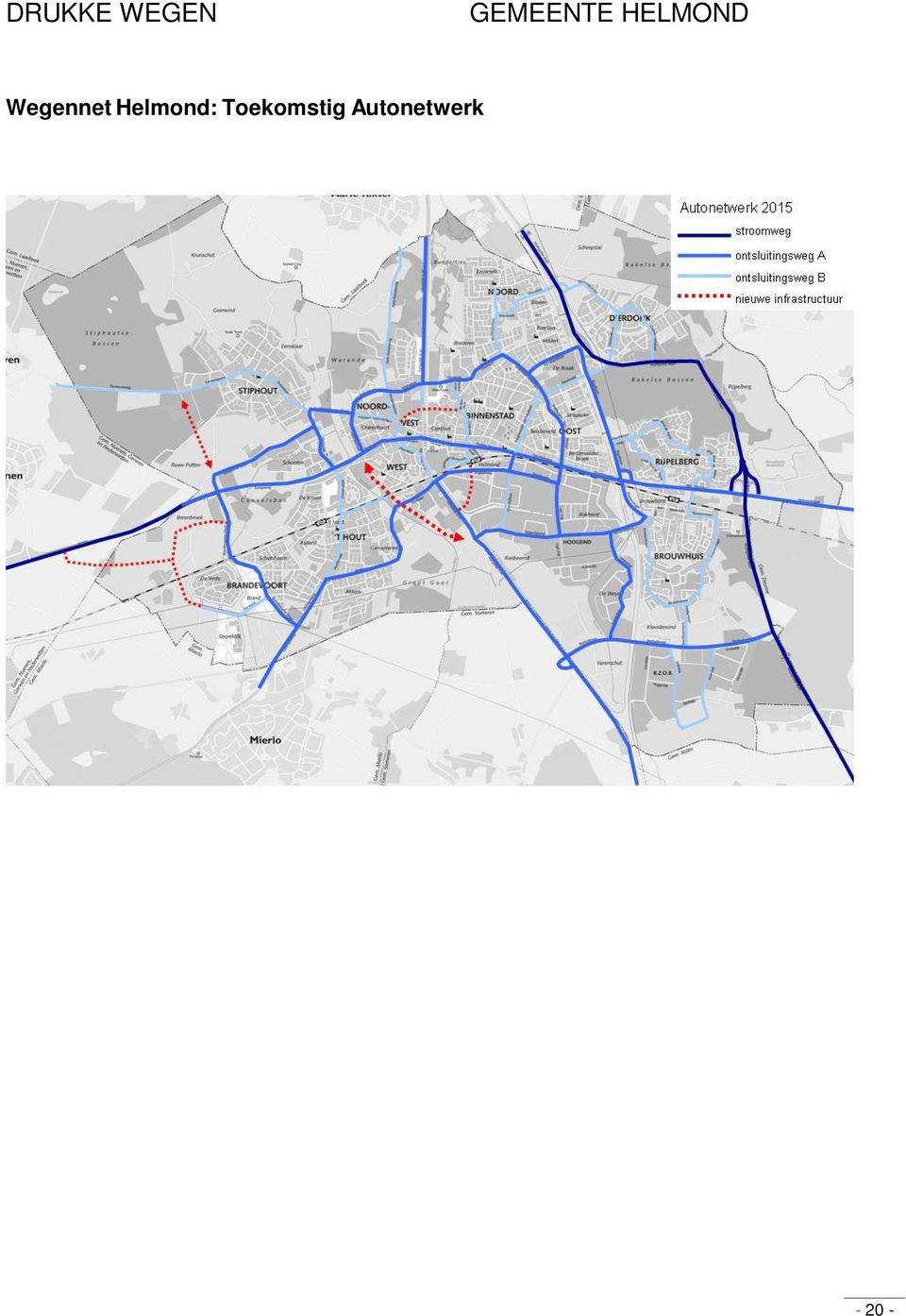 Wegennet Helmond: