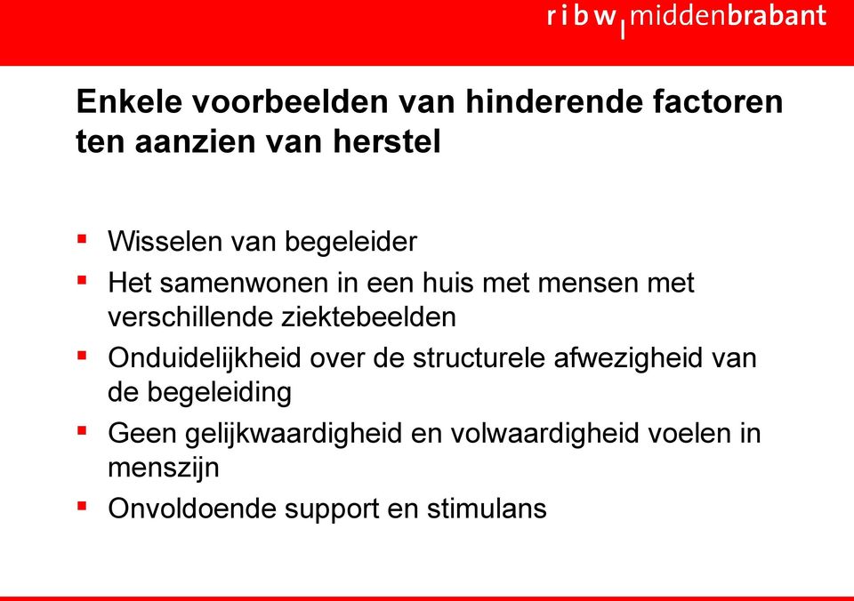 ziektebeelden Onduidelijkheid over de structurele afwezigheid van de