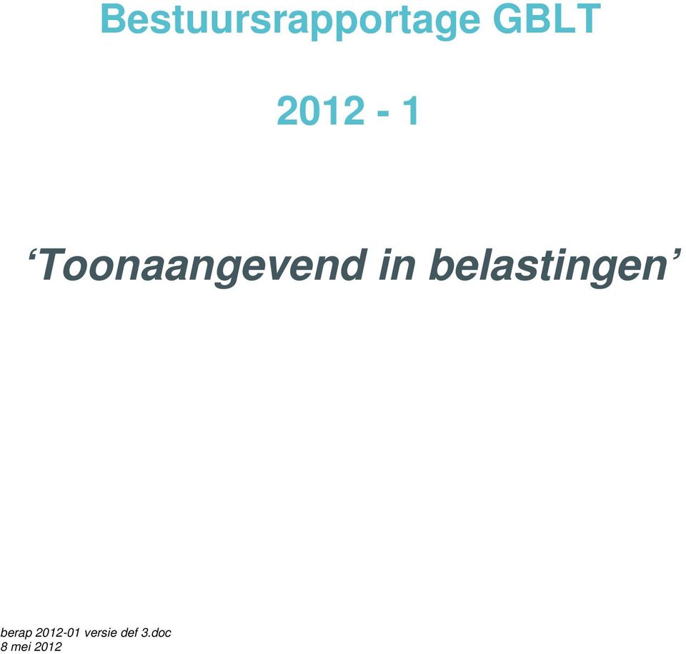 belastingen berap 2012-01