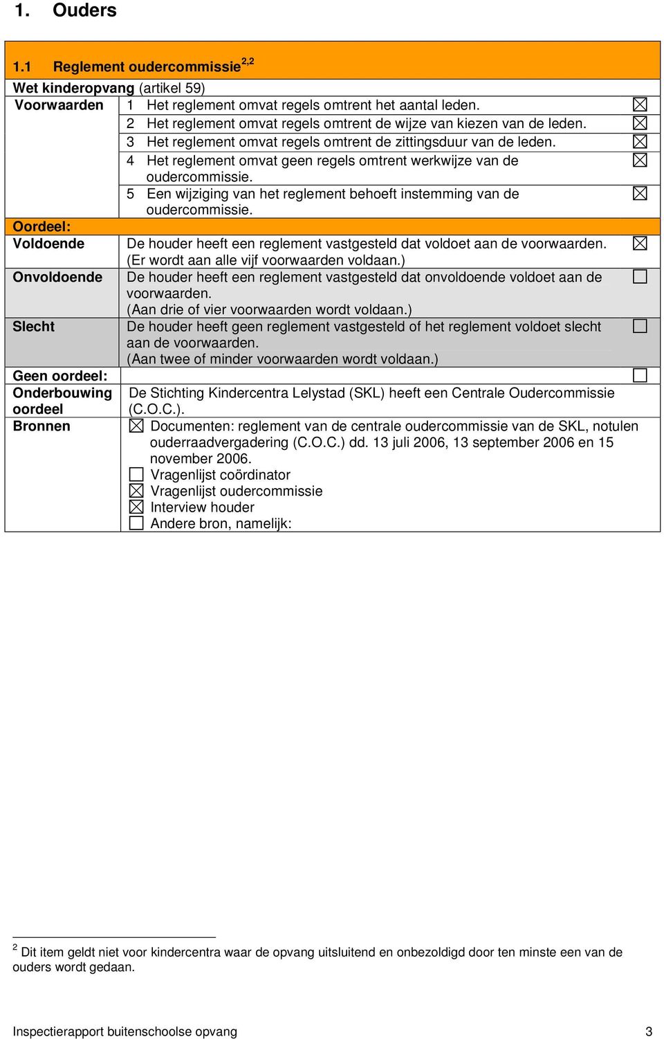 4 Het reglement omvat geen regels omtrent werkwijze van de oudercommissie. 5 Een wijziging van het reglement behoeft instemming van de oudercommissie.