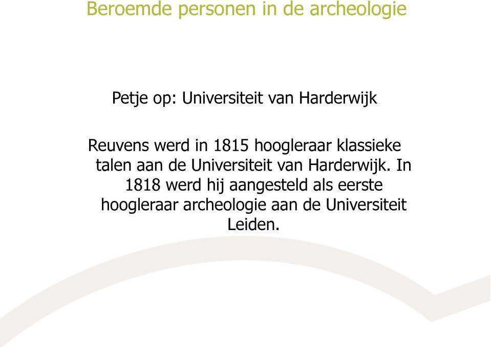 talen aan de Universiteit van Harderwijk.