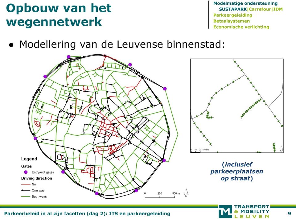 (inclusief parkeerplaatsen op straat)