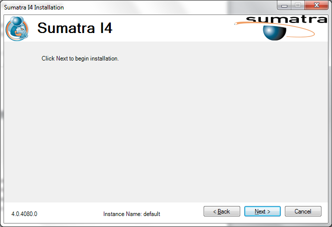 Sumatra WebClient HTTP Server Settings Indien een Sumatra Server wordt geinstalleerd, kan in deze stap de URL worden aangepast waarnaar de Sumatra Client luistert.
