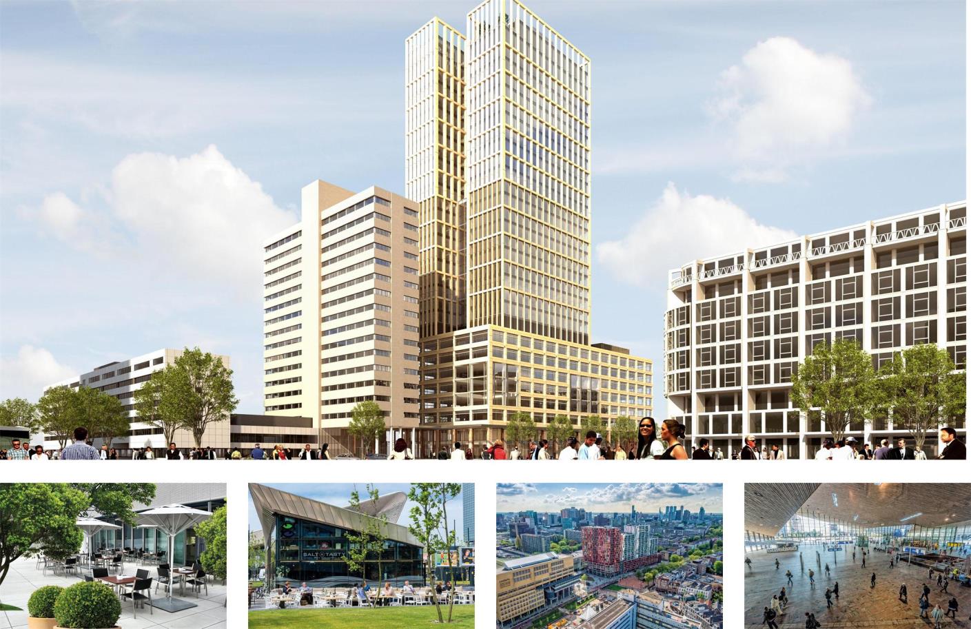 De hoogwaardige internationale architectuur van FIRST, in combinatie met de BREEAM Excellent Ranking, past perfect in het prestigieuze Rotterdam Central District: de portal naar Europa.