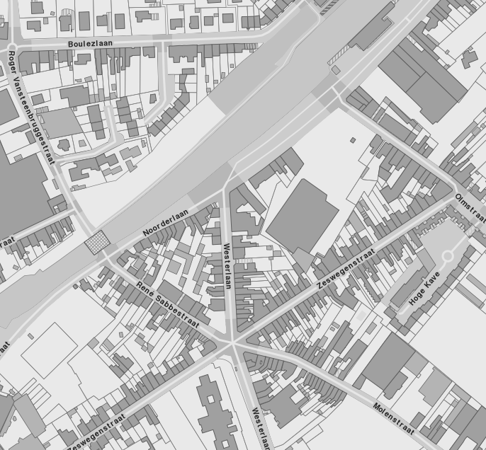 Bereikbaar via de voor- en achterzijde voor gemotoriseerd verkeer en bussen Voor