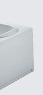 BADEN - BAIGNOIRES VARIO PANELEN - PANNEAUX frontpaneel panneau frontal zijpaneel panneau latéral Acryl (wit - blanc) (ook geschikt voor whirlpools - convient aussi pour les whirlpools) S = versterkt