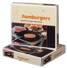 Topking Hamburgers gemaakt met slagersvakmanschap; 100 gr. 30 st. Namen Artikelnummer: 500059-6.