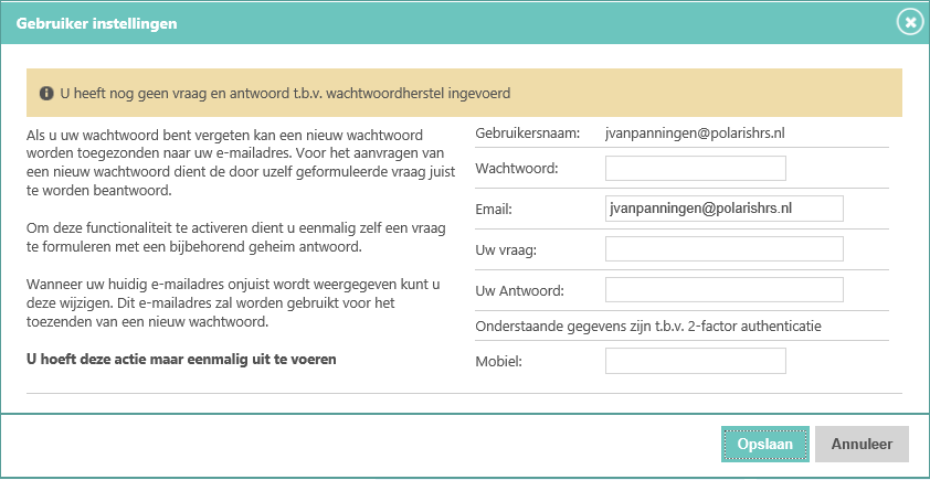 2.1 Wachtwoord wijzigen Uw gebruikersnaam en wachtwoord zijn persoonlijk, houdt uw inloggegevens dus geheim en geef deze niet af aan derden. Kies een wachtwoord dat niet gemakkelijk te raden is.