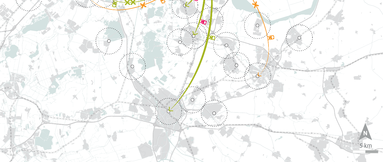 3.3 MIRT Oostkant Amsterdam: nieuw inzicht in grote stromen Ook aan de oostkant van Amsterdam ontstaan in de toekomst mogelijk knelpunten.