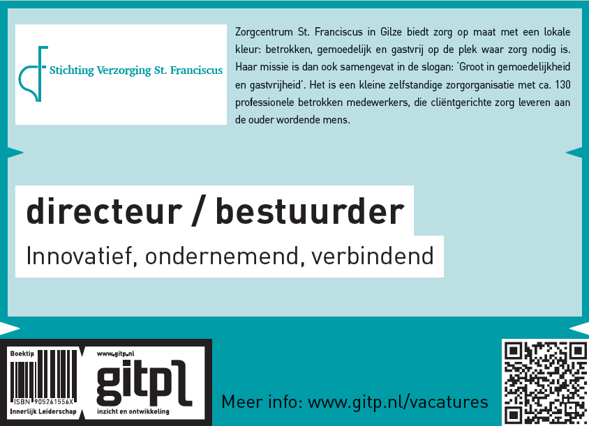 > 5 van 5 Planning Indien u wilt kandideren voor deze functie dient u rekening te houden met onderstaande, zeer strakke planning: 12 november Verschijnen advertentie in Volkskrant en Brabants Dagblad