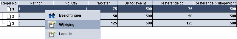 Wijzigen van vrachtbrief gegevens Om de geconsigneerd in staat te stellen zijn vrachtbrief(ven) te kunnen oproepen om te raadplegen dient men ervoor zorg te dragen dat het cribnummer van