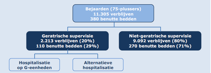 Kerncijfers ouderen in UZ Leuven 2010: Het grootste deel van de 75- plussers wordt opgenomen