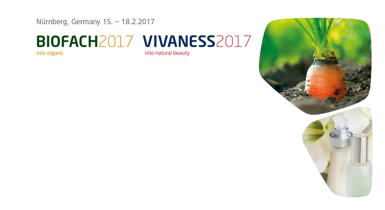 PERSINFORMATIE Oktober 2016 BIOFACH en VIVANESS 2017: Evenementenprogramma 4.