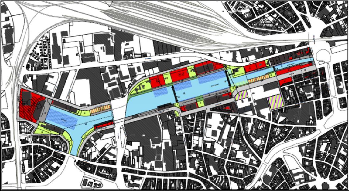 RUP OUDE DOKKEN (STAD GENT 2007-2011) In de loop van 2007 startte de opmaak van het Ruimtelijk Uitvoeringsplan Oude Dokken. Het RSG en het stadsontwerp van OMA (zie paragraaf 3.1.4) vormen de stedenbouwkundige basis voor dit RUP.