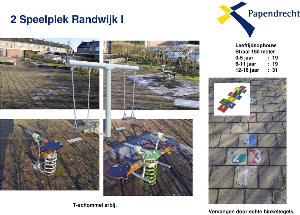 12-18 jaar : 31 T-schommel erbij.