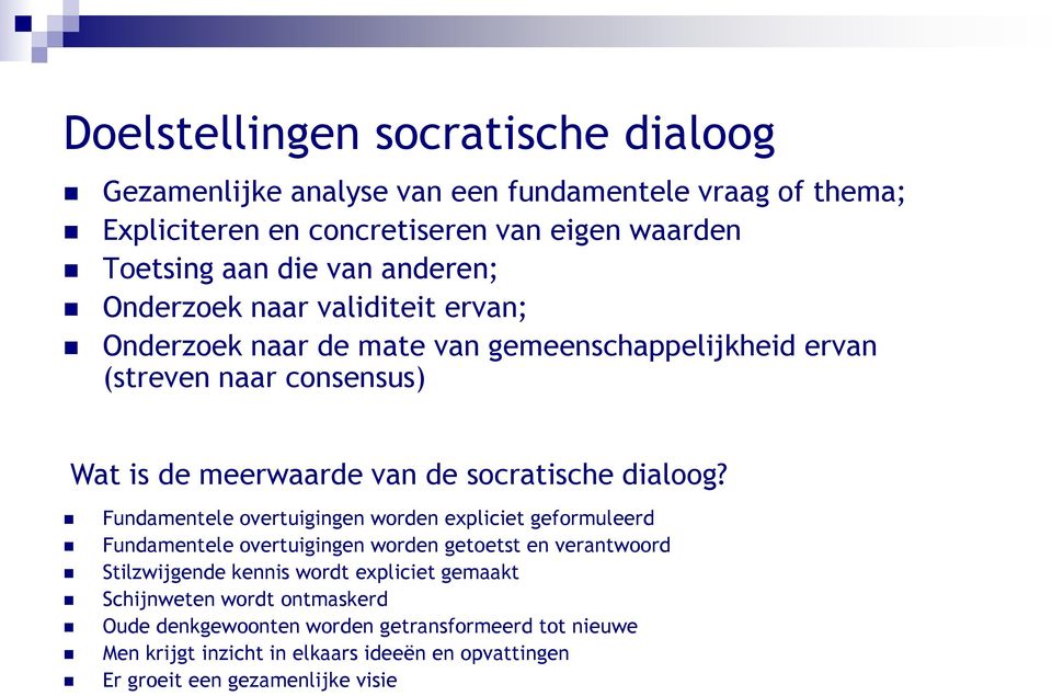 dialoog?