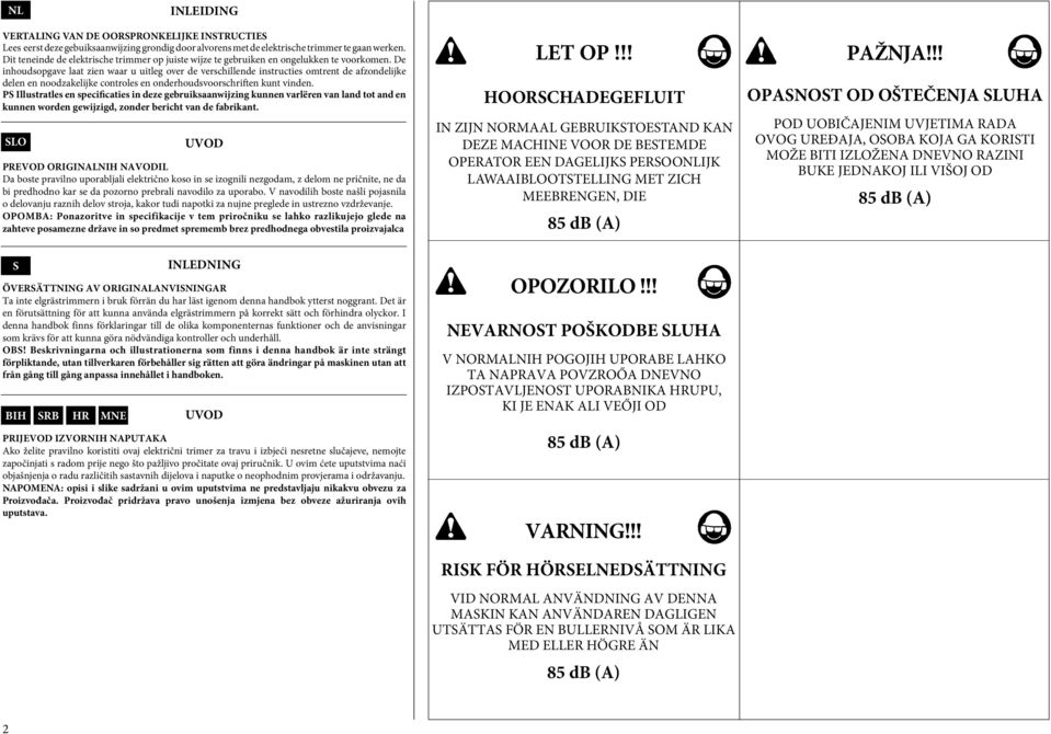 De inhoudsopgave laat zien waar u uitleg over de verschillende instructies omtrent de afzondelijke delen en noodzakelijke controles en onderhoudsvoorschriften kunt vinden.