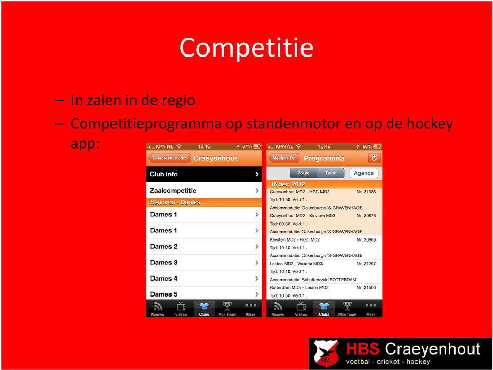 Competitieprogramma