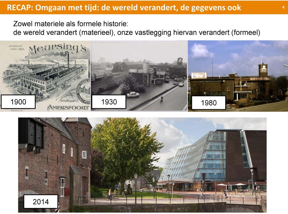 historie: de wereld verandert (materieel), onze