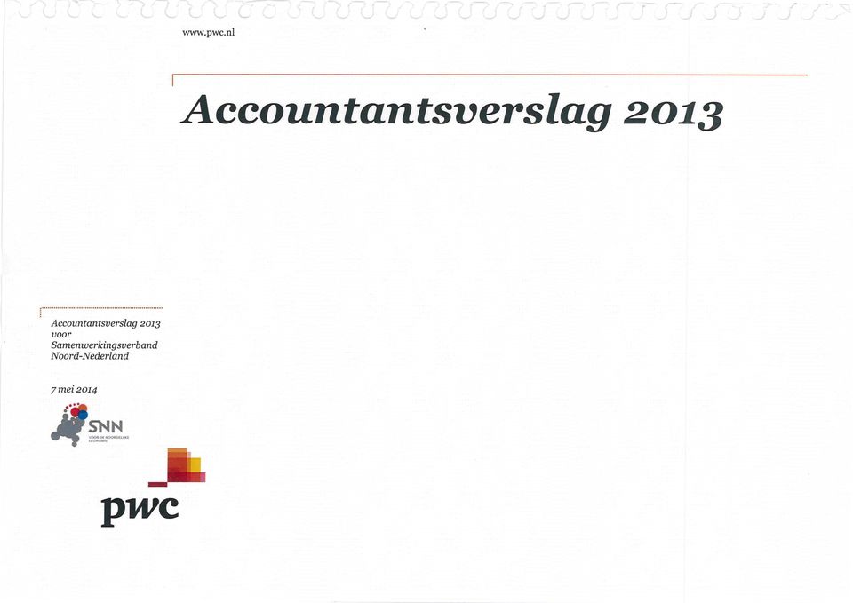 Accountantsverslag 2013 voor