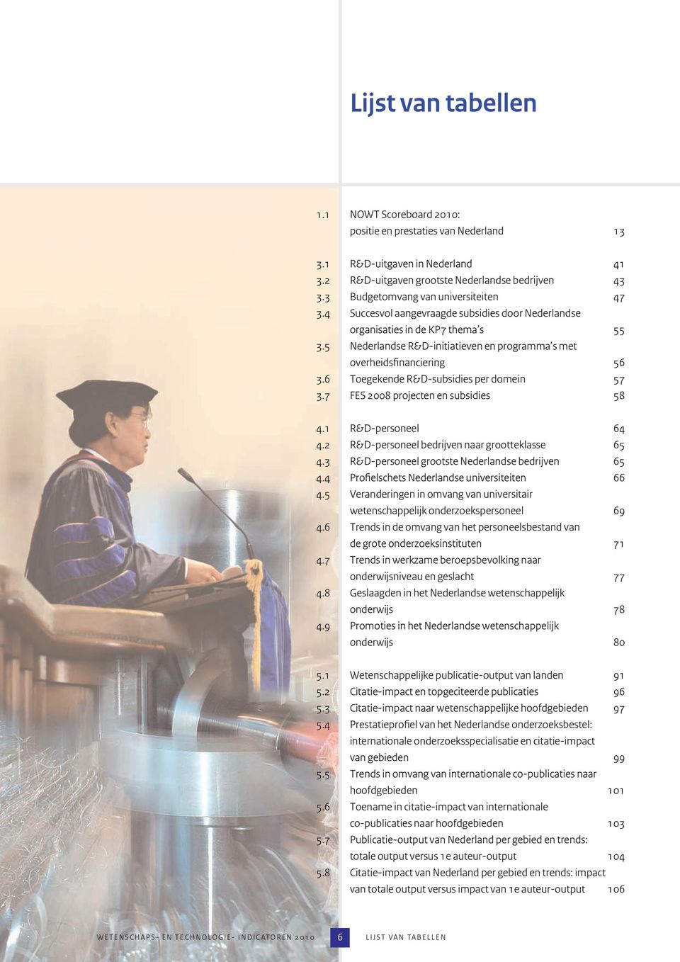 Nederlandse R&D-initiatieven en programma s met overheidsfinanciering 56 Toegekende R&D-subsidies per domein 57 FES 2008 projecten en subsidies 58 4.