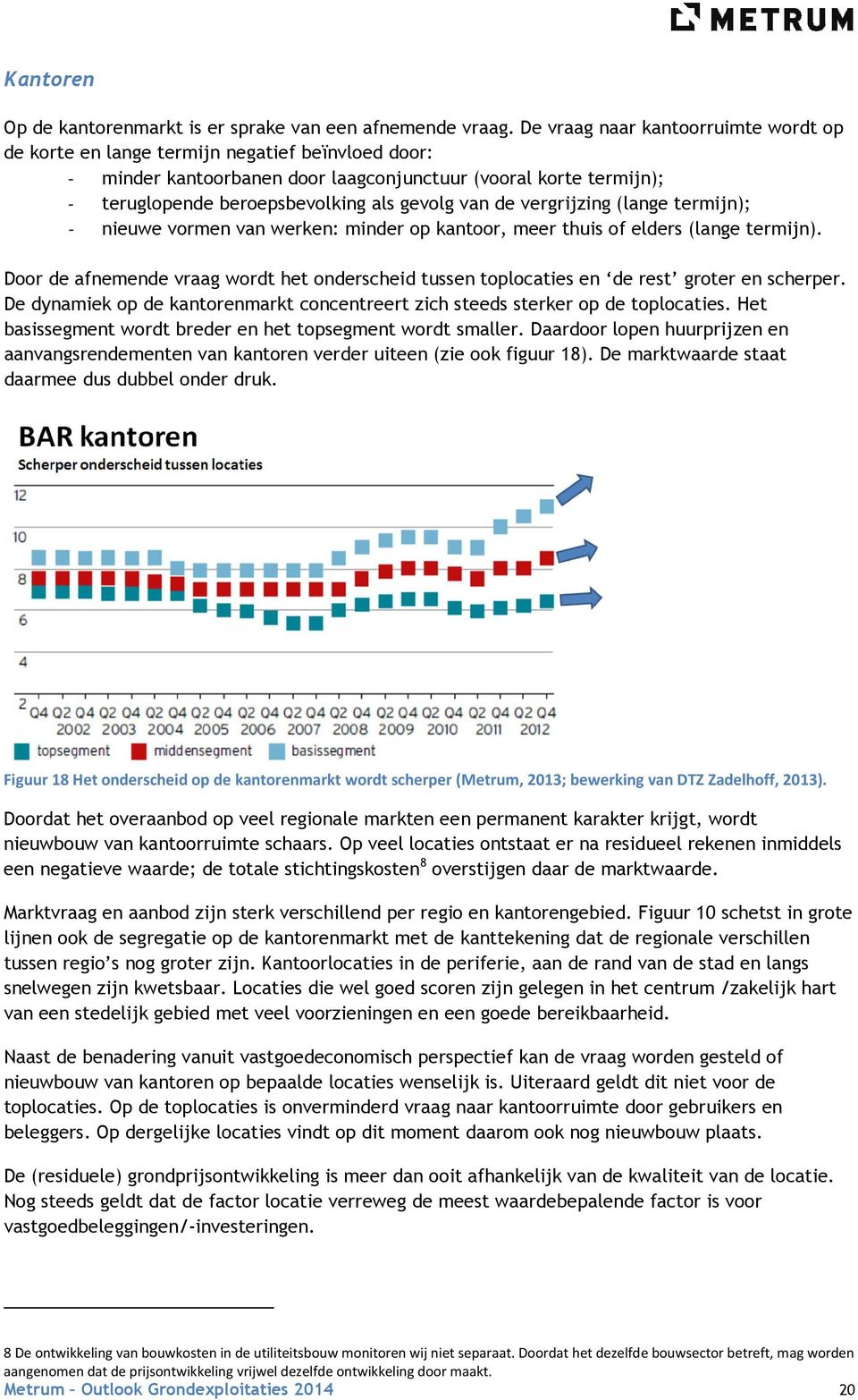 van de vergrijzing (lange termijn); - nieuwe vormen van werken: minder op kantoor, meer thuis of elders (lange termijn).