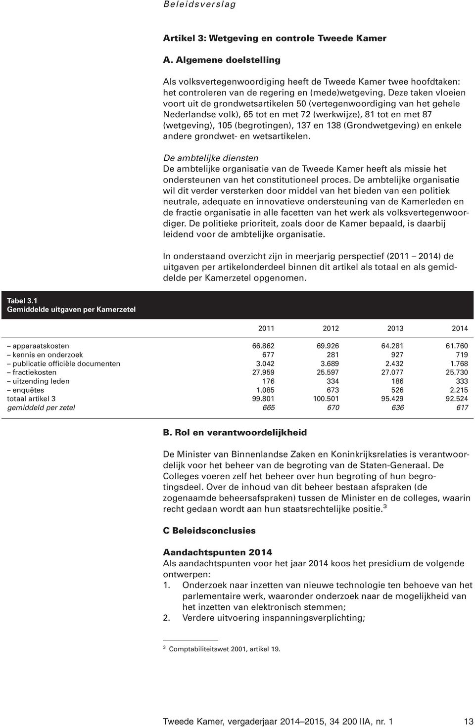 Deze taken vloeien voort uit de grondwetsartikelen 50 (vertegenwoordiging van het gehele Nederlandse volk), 65 tot en met 72 (werkwijze), 81 tot en met 87 (wetgeving), 105 (begrotingen), 137 en 138