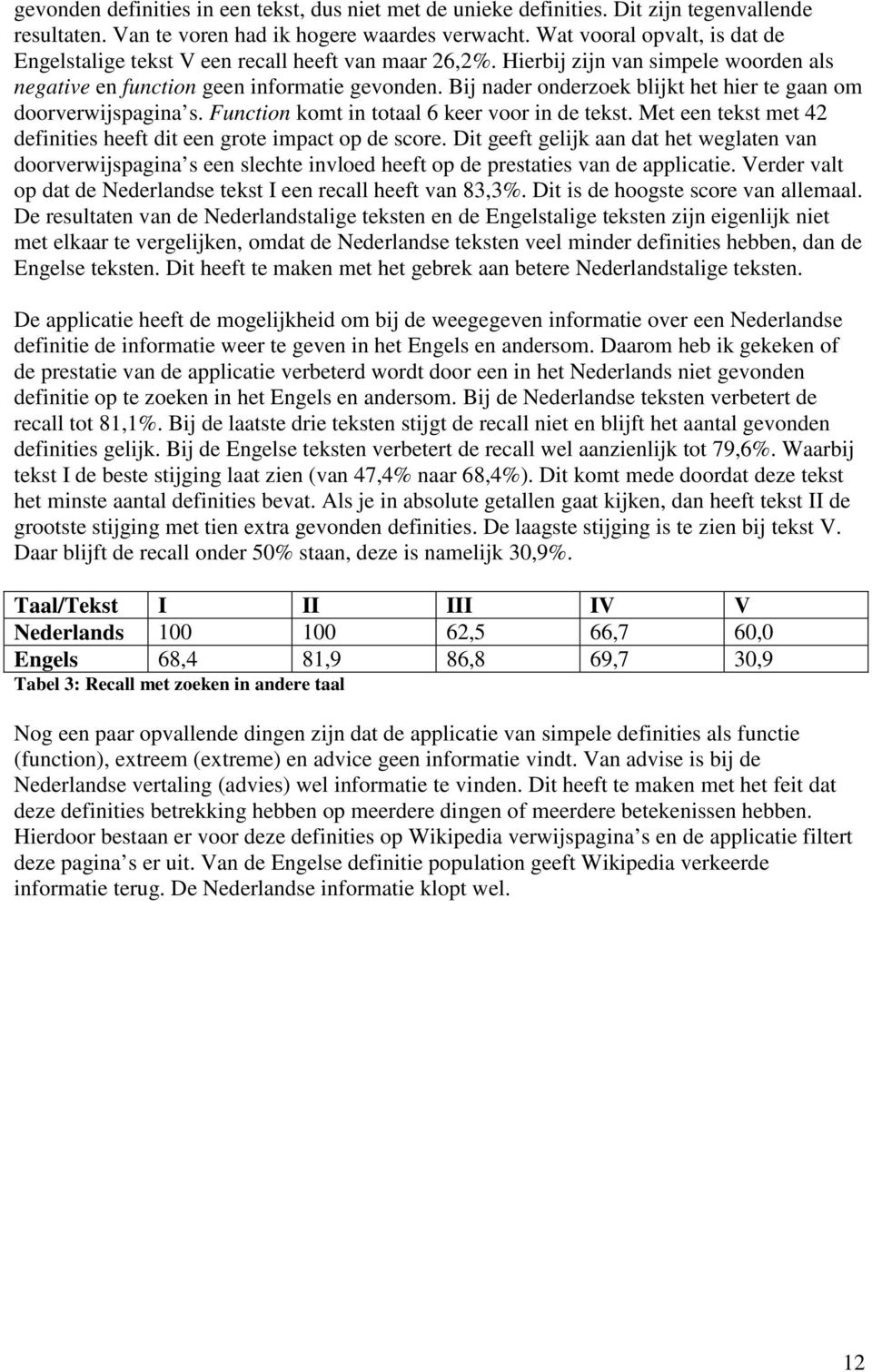 Bij nader onderzoek blijkt het hier te gaan om doorverwijspagina s. Function komt in totaal 6 keer voor in de tekst. Met een tekst met 42 definities heeft dit een grote impact op de score.