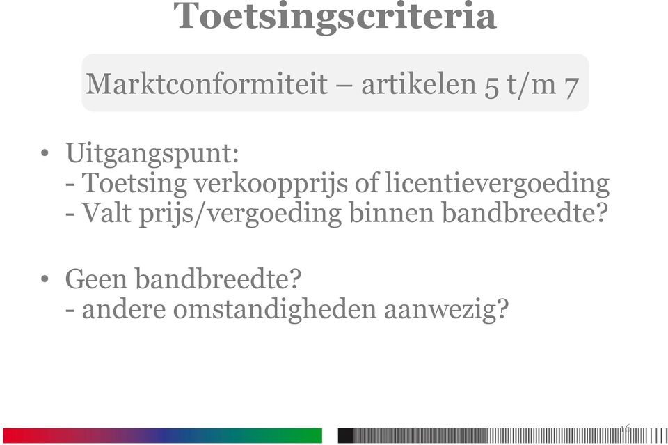 licentievergoeding - Valt prijs/vergoeding binnen