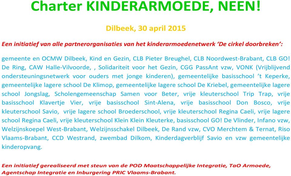 Noordwest-Brabant, CLB GO!