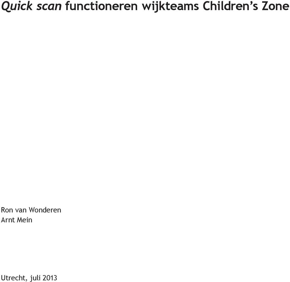 Zone Ron van Wonderen