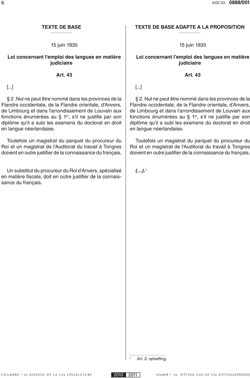 justifi e par son diplôme qu il a subi les examens du doctorat en droit en langue néerlandaise.