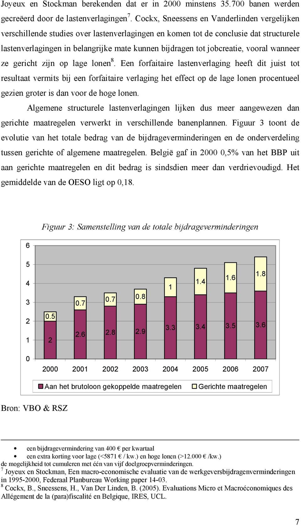 jobcreatie, vooral wanneer ze gericht zijn op lage lonen 8.